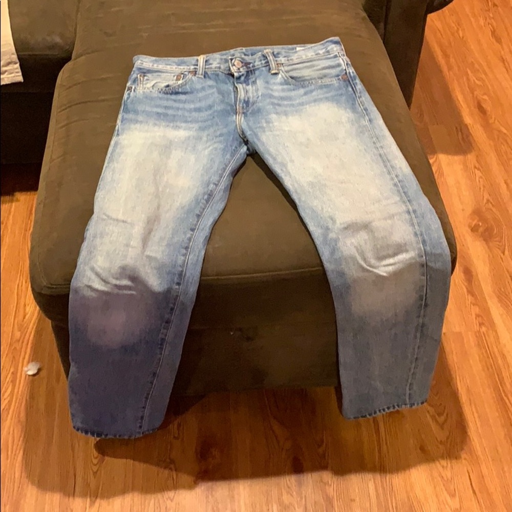 Levi Light Blue Jeans 33x32 (hemmed 2 inches)